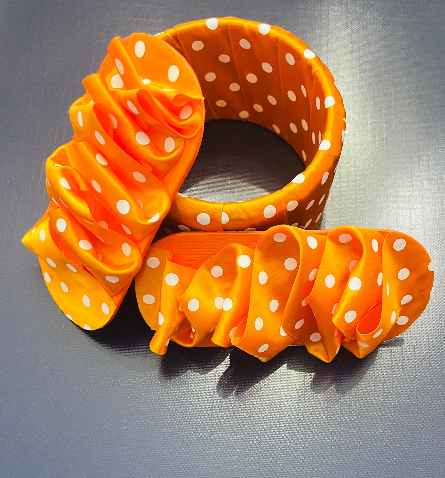 Orange Polka-Dot Set