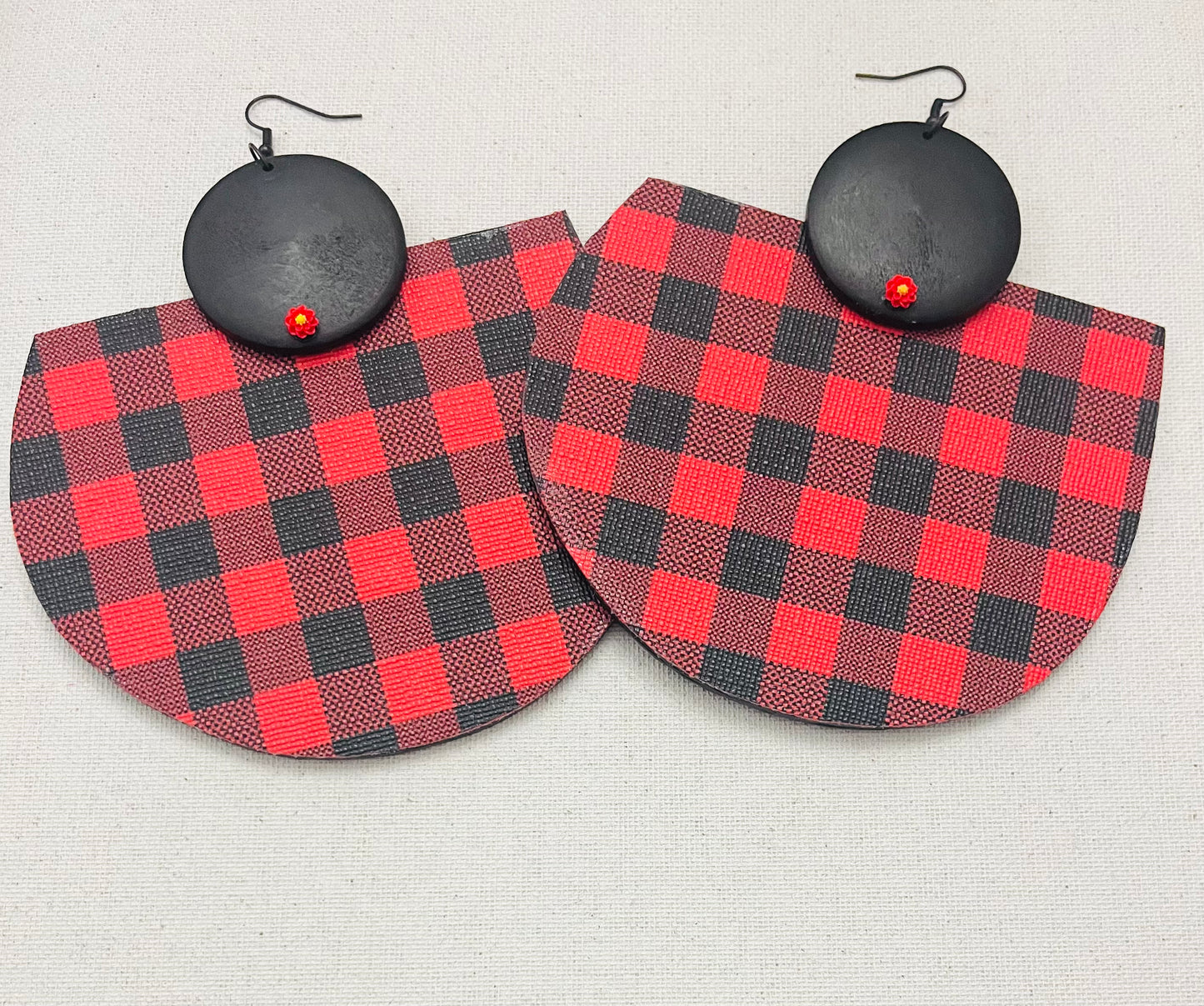 Plaid Earrings