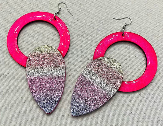 Hot Pink Earrings