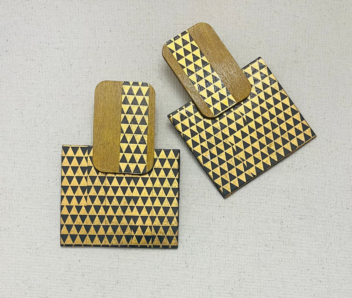 Golden Bar Earrings